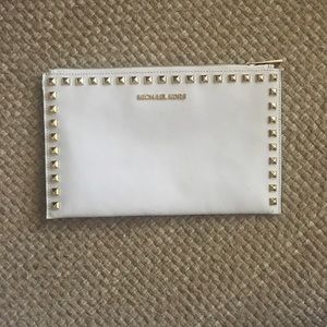 Michael Kors Wristlet, cream color